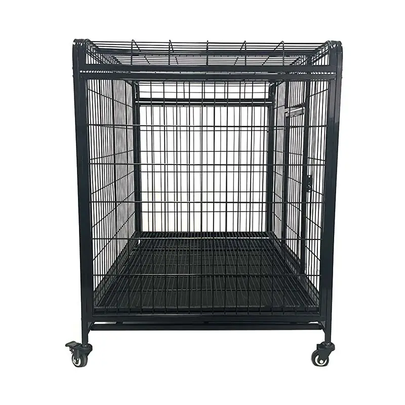 Round dome-shaped square tube wire dog cage