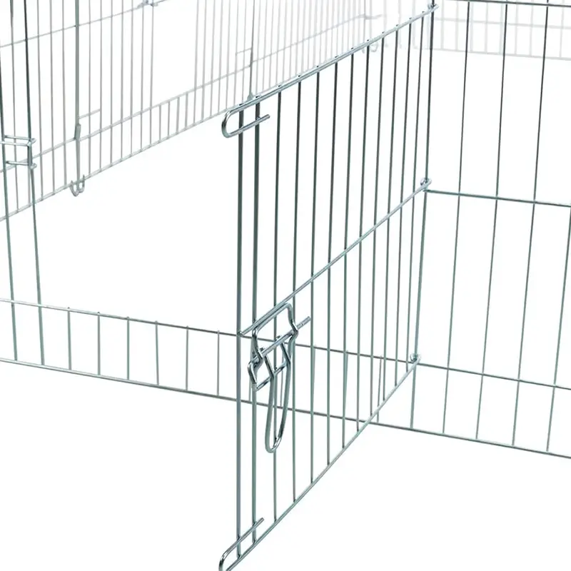 Outdoor Wire Chicken Run with Green Cover