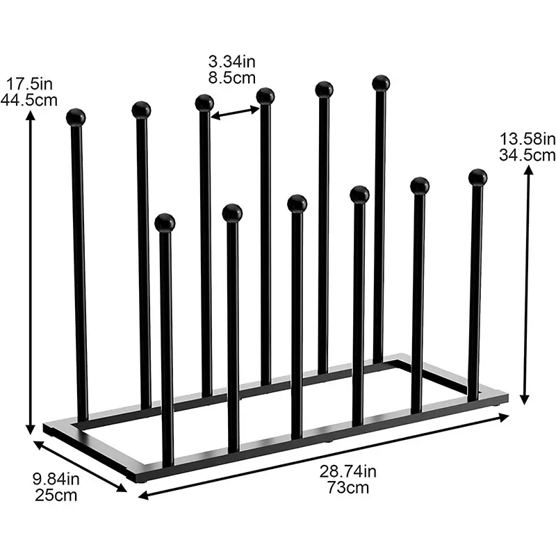 Iron shoe rack